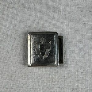 Vintage Giant Grip True Silver Plate Belt Buckle